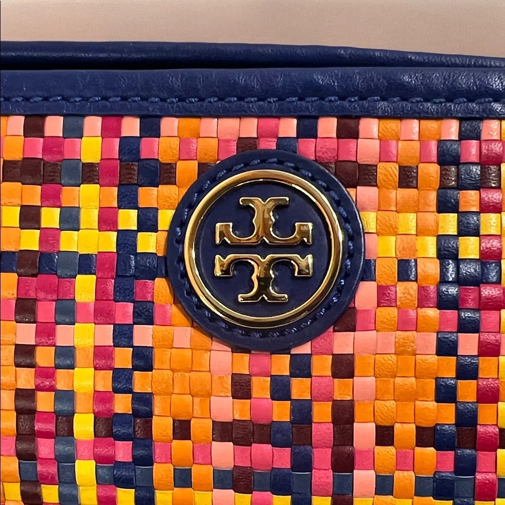 Tory Burch Leather Clutch Bag EUC